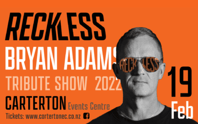 Reckless – The Bryan Adams Tribute – Saturday 19 February – 7.30pm