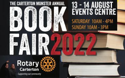 Carterton Rotary Monster Annual Book FairSaturday 14 & Sunday 15 August