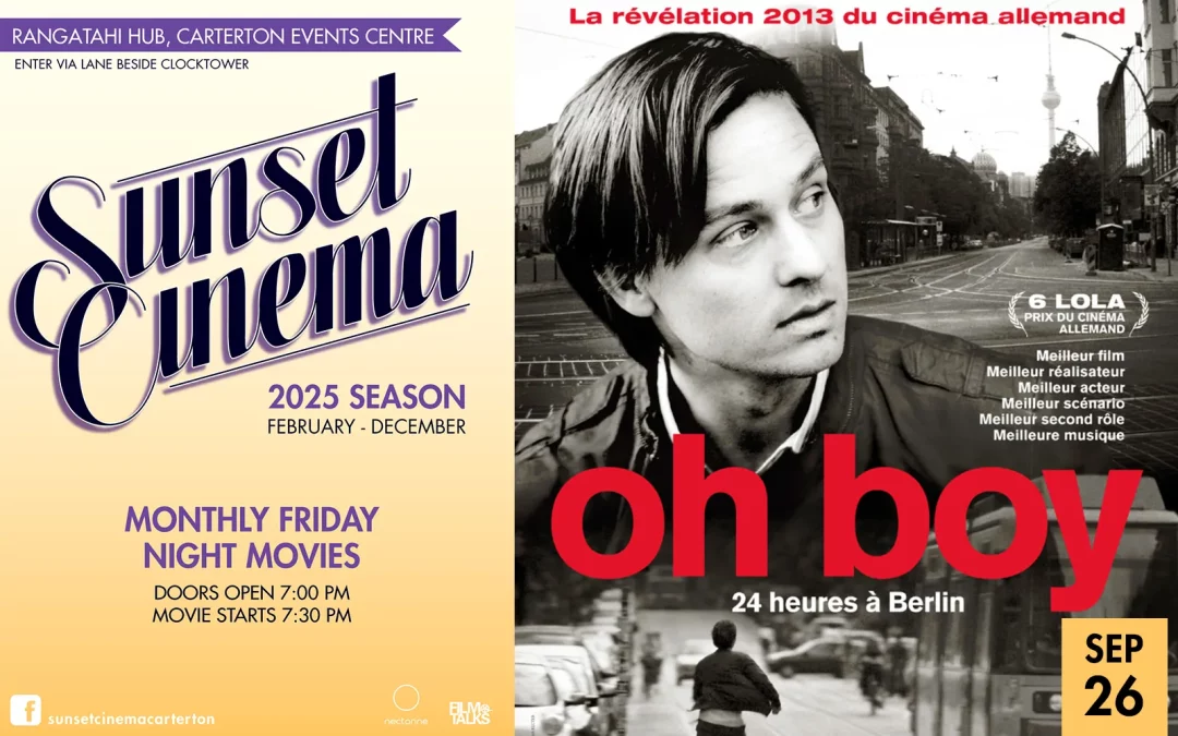 Oh Boy @ Sunset CinemaFriday 26 September 7:30pm