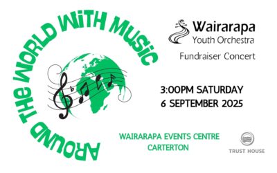 Wairarapa Youth Orchestra: Around The World With MusicSaturday 6 September 3pm